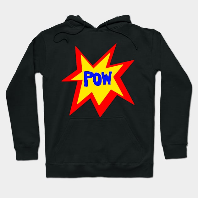 POW! Hoodie by BadDrawnStuff